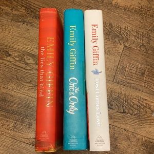 Emily Giffin Book Bundle - First Comes Love, The One & Only, The Lies That Bind